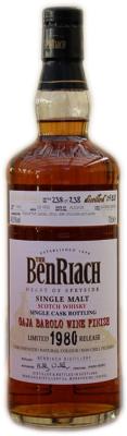 BenRiach 1980 Single Cask Bottling #7404 48.5% 700ml