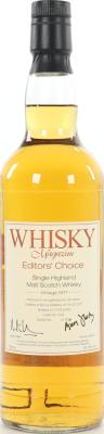 Brora 1977 SMWS Whisky Magazine Editors Choice #529 51.3% 700ml