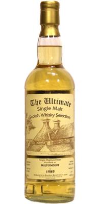 Miltonduff 1989 vW The Ultimate Bourbon Barrel #67180 43% 700ml