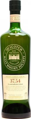 Cragganmore 1985 SMWS 37.54 a contradictory dram Refill Bourbon Hogshead 52.4% 700ml