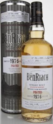 BenRiach 1976 Peated Single Cask Bottling Batch 9 #8804 54.9% 700ml