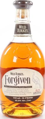 Wild Turkey Forgiven Blend of Bourbon & Rye Straight Whiskies Batch No. 303 45.5% 750ml