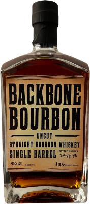 Backbone Bourbon 5yo Uncut Single Barrel New Oak Casks Mezcal cask finished r Bourbon S.B.S 56.8% 750ml