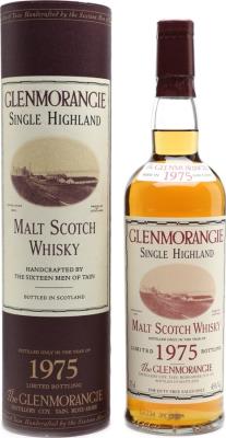 Glenmorangie 1975 Bottled in 2002 for the Travel Retail Market Duty Free 43% 750ml