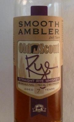 Smooth Ambler 7yo Old Scout Straight Rye 49.5% 750ml