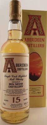 Ben Nevis 1992 BA Aberdeen Distillers Sherry Cask #3471 46% 700ml