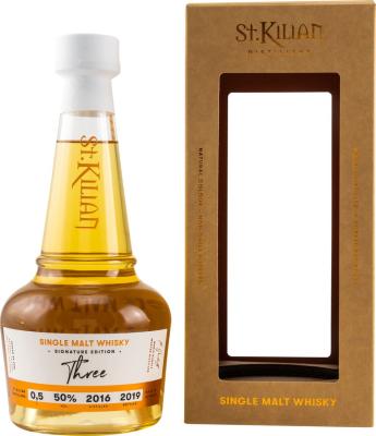 St. Kilian 2016 Signature Edition Three Ex-Bourbon Barrels 50% 500ml