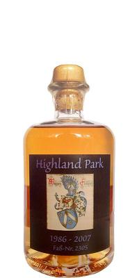 Highland Park 1986 RF Wappen Futterer #2305 58.1% 500ml
