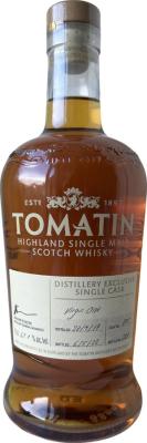 Tomatin 2017 Distillery Exclusive Virgin Oak Bottleyo ur own 61.1% 700ml