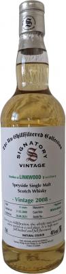 Linkwood 2008 SV The Un-Chillfiltered Collection 803624 + 803625 46% 700ml