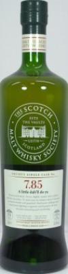 Longmorn 1993 SMWS 7.85 a little dab'll do ya Refill Ex-Bourbon Hogshead 53.6% 700ml