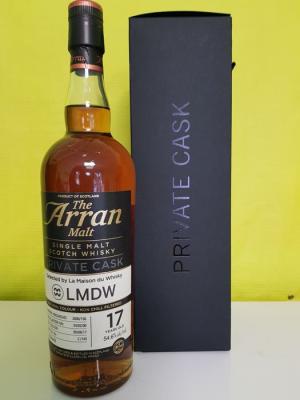 Arran 2000 Private Cask Sherry Hogshead 2000/136 LMDW 54.6% 700ml