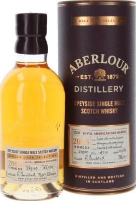 Aberlour 2005 Single Cask Selection 1st Fill American Oak Barrel 55.2% 700ml