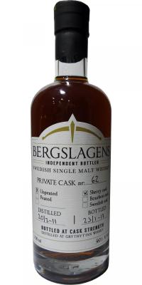 Bergslagens 2011 Ber Private Cask #62 60.1% 700ml