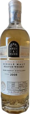 Glen Moray 2008 BR Single Cask 51.7% 700ml