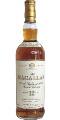 Macallan 12yo Levert & Schudel BV Import Matured in Sherry Wood 43% 750ml