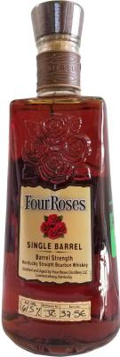 Four Roses 9yo OBSF Single Barrel Charred New American Oak 32-5E 61.5% 750ml