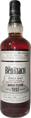 BenRiach 1993 Barolo Wood Finish #7418 57.2% 700ml