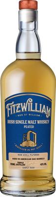 Fitzwilliam The Great Northern Distillery Irish Single Malt Whiskey American Oak Cask Peated 43% 700ml