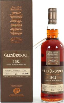 Glendronach 1992 Single Cask Batch 15 Sherry Butt #89 57% 700ml