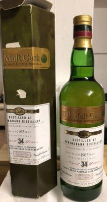 Springbank 1967 DL Old Malt Cask 43.4% 700ml