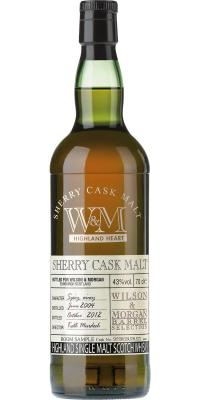 Highland Heart 2004 WM Sherry Cask Malt 5207+09+14+19+22 43% 700ml