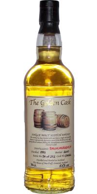 Bruichladdich 1991 HMcD The Golden Cask CM166 53% 700ml