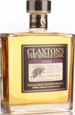 Glen Moray 2007 Cl The Single Cask 1st Fill Bourbon Barrel 1969-6002 51.4% 700ml