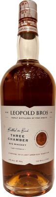 Leopold Bros Three Chamber Rye Bottled in Bond 50% 750ml