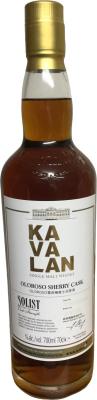 Kavalan Solist Oloroso Sherry Cask S120622029A Eva Airways Corporation 58.6% 700ml