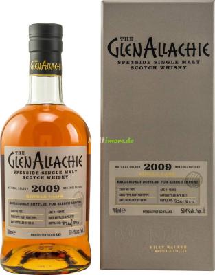 Glenallachie 2009 Single Cask Ruby Port Pipe #7673 Kirsch Import 59.4% 700ml