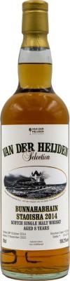 Bunnahabhain 2014 UD Staoisha van der Heijden Selection Bourbon Vanderheijden 59.2% 700ml