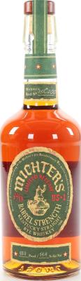 Michter's US 1 Barrel Strength Rye Limited Release 15C262 54.4% 750ml