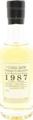 Tomatin 1987 MMcK Carn Mor Vintage Collection #509 46% 200ml
