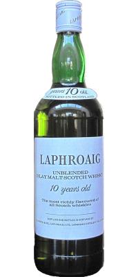 Laphroaig 10yo Unblended Islay Malt Scotch Whisky 43% 750ml
