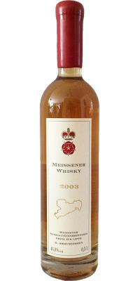 Meissener Whisky 2003 Weindestillat Weinbrand 46% 500ml