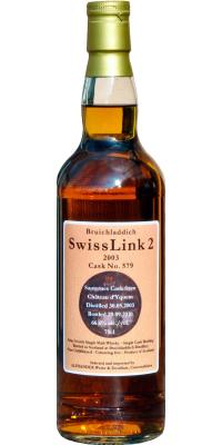 Bruichladdich 2003 AxWD Swiss Link 2 #579 66.6% 700ml