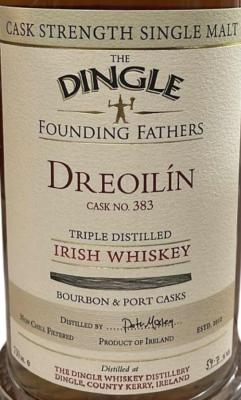 Dingle 8yo Dreoilin Founding Fathers Bourbon and Port 59.7% 750ml