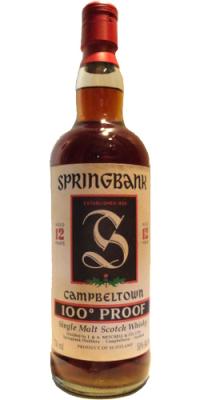 Springbank 100 Proof Green Thistle 50% 750ml