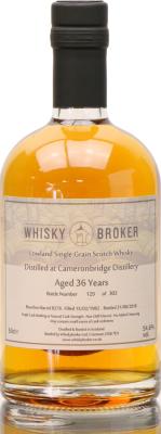 Cameronbridge 1982 WhB Bourbon Barrel #8278 54.6% 500ml