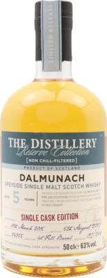 Dalmunach 2015 The Distillery Reserve Collection 5yo First Fill Barrel #24955 63% 500ml