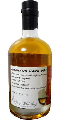 Highland Park 1981 EW #6053 54.3% 700ml