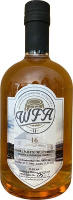 Tullibardine 2006 WhB Ex Bourbon Barrel Whisky Freunde Aukrug 56.9% 500ml