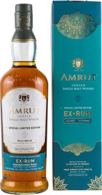 Amrut 2012 Special Limited Edition Ex-Rum Cask #3872 LMDW 60% 700ml