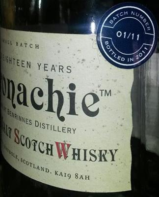 Stronachie 18yo DR Batch 01/11 46% 700ml