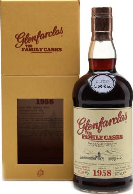 Glenfarclas 1958 The Family Casks Sherry Butt #2245 51.6% 700ml