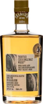 Trebitsch Czech Single Malt Whisky r Double Barrel Nicaragua Rum 40% 500ml