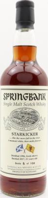 Springbank 1996 Private Bottling Fresh Sherry Straight Whisky Austria 56.3% 700ml