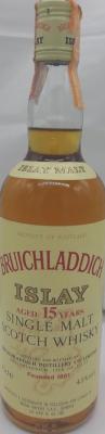 Bruichladdich 15yo Islay Malt Moon Import S.A.S Genova 43% 750ml