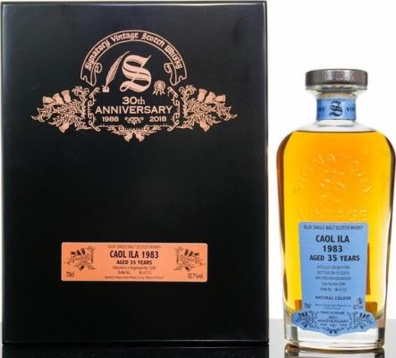 Caol Ila 1983 SV 30th Anniversary 35yo #5290 52.7% 700ml